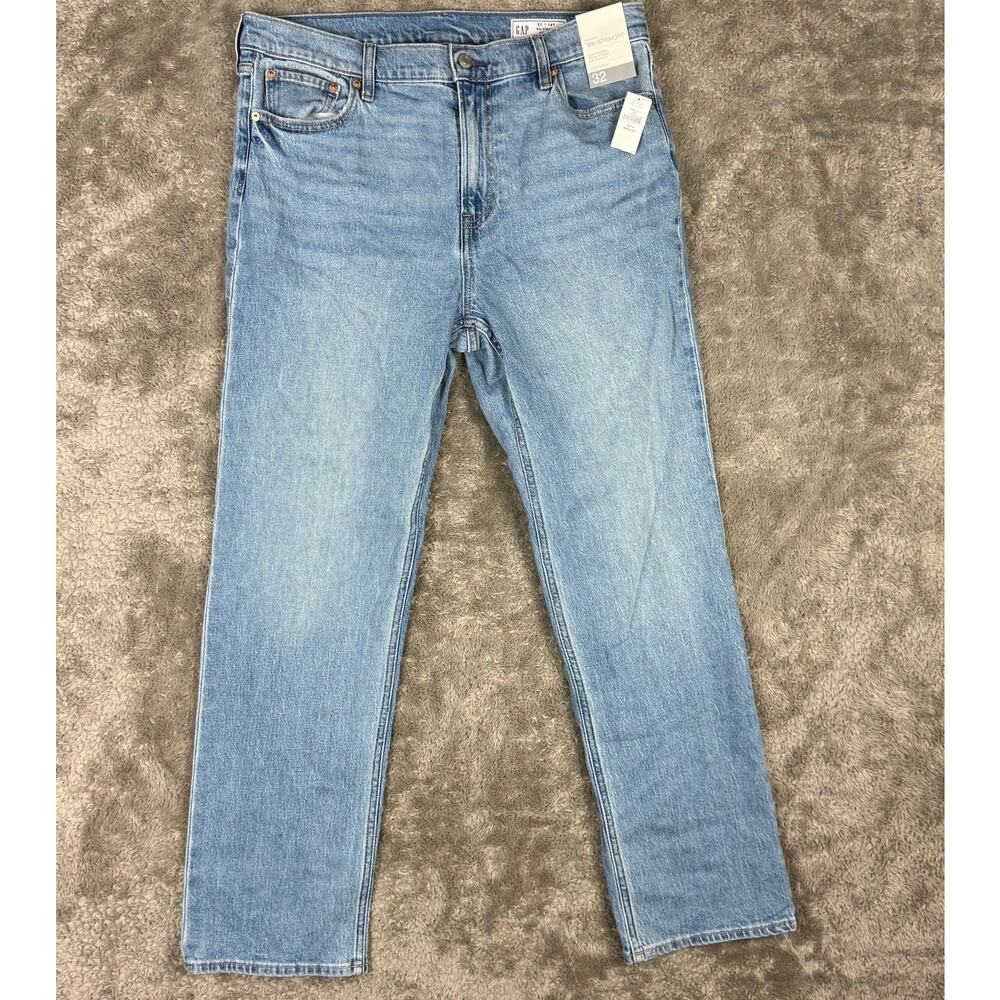 NWT Gap High Rise ’90s Slim Straight Jeans 32 14 - Picture 6 of 13